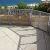 Large patio for play with configurable gates